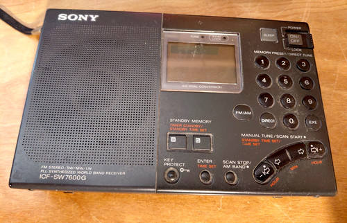 Sony icf sw7600 worldband - sony, icf-sw7600